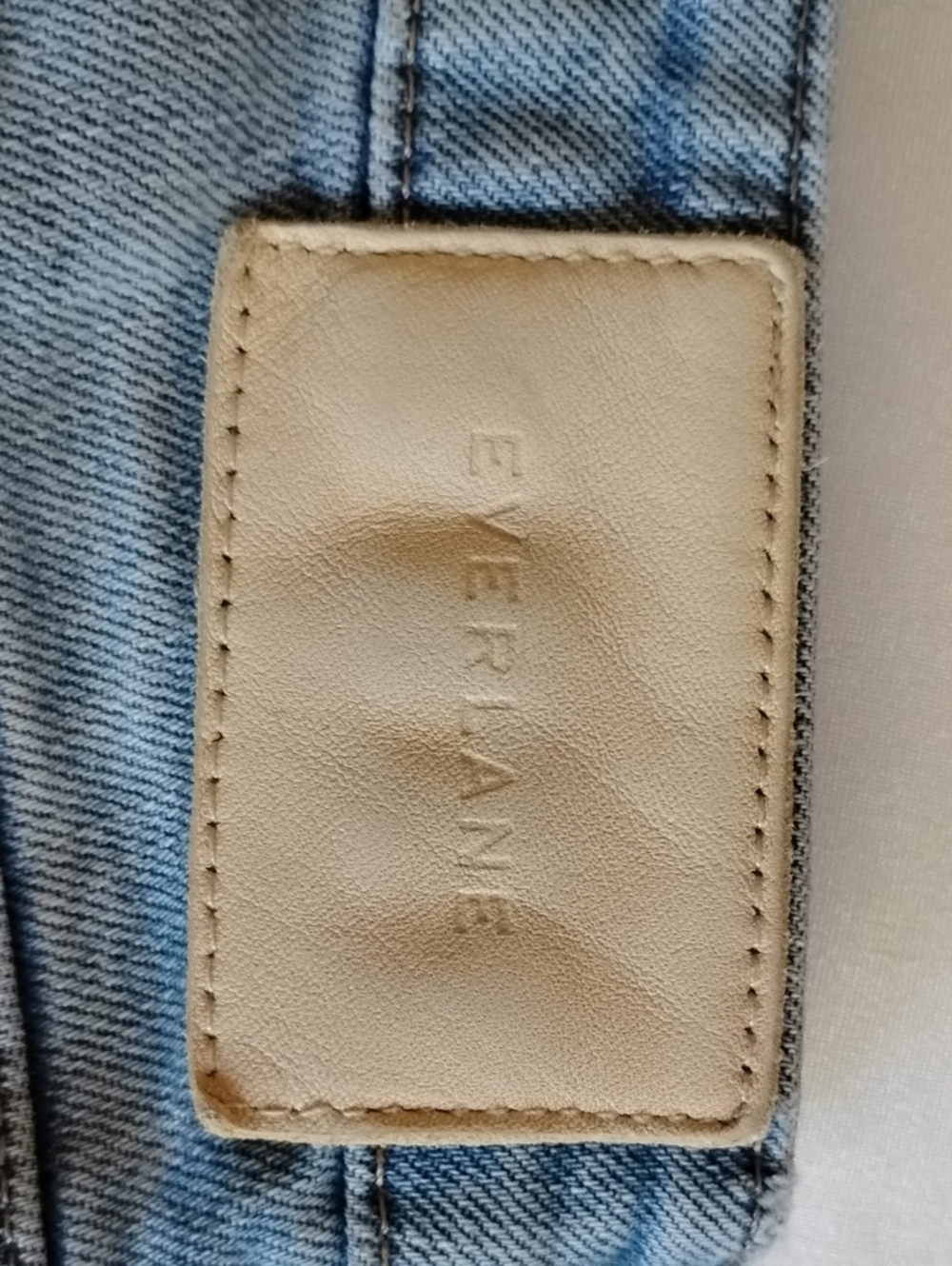 Everlane The Curvy Cheeky Ankle Jeans 30R 30x28 Light Wash - Picture 11 of 11